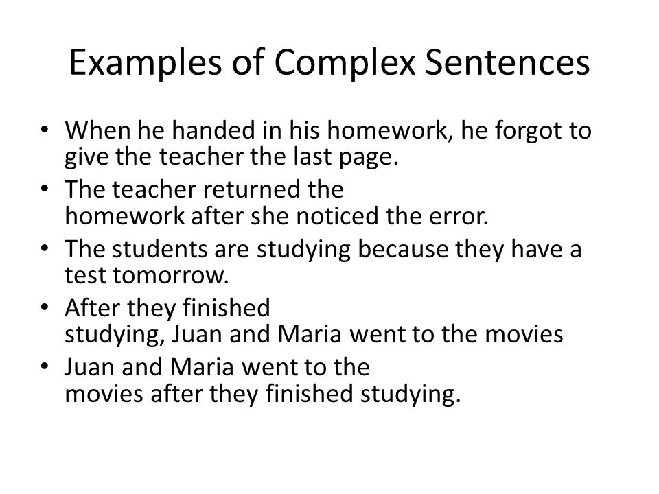 write a compound sentence example